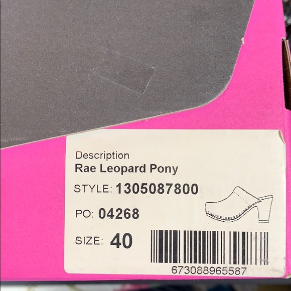 Dansko Rae Leopard Pony clogs/mules - Picture 9 of 12